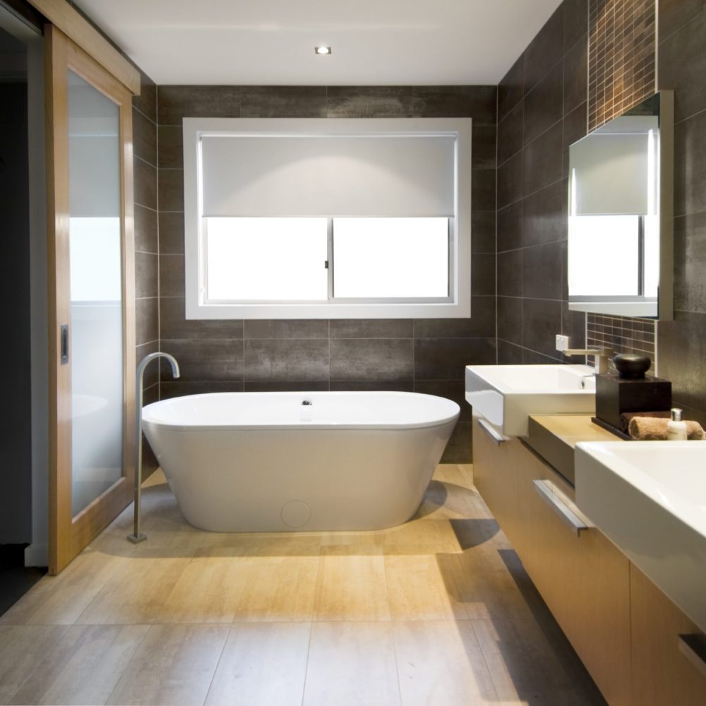 Australian-luxury-bathroom-with-brown-tiles